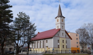 Церковь в Valmiera, Латвия